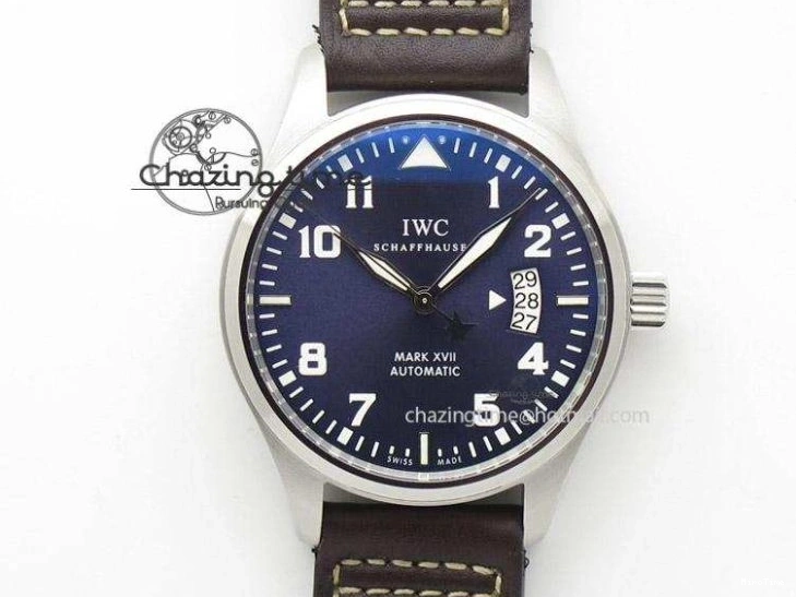 MIROTIME 0215 Soft Pilot Chrono 3777 43mm ZF 1:1 Best Edition Black Dial On Black Leather Strap A 7360